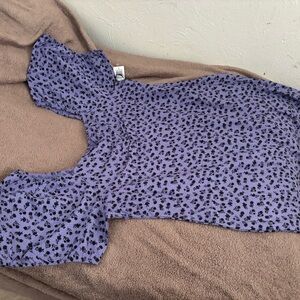 Torrid- Betsey Johnson dress- Purple Floral Dress